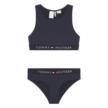 Tommy Hilfiger Girls Bikini Crop Top Set 0661 Desert Sky